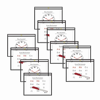 C-Line® Black Reusable Dry Erase Pocket Kit Study Aid