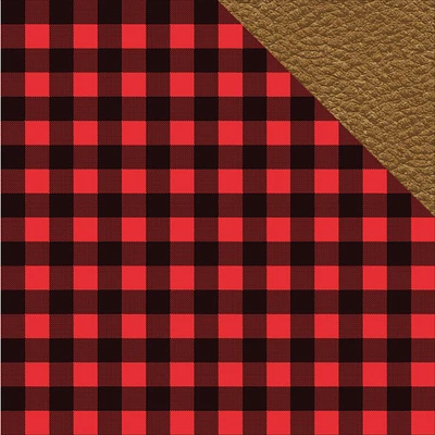Hunter's Paradise Double-Sided Cardstock 12"X12"-Hunter's Plaid, 25 Sheets