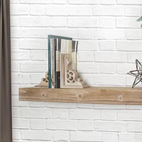 American Art Décor™ 8" Vintage Decorative Wood Bookends, 2ct.