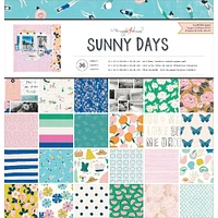 Crate Paper Maggie Holmes Sunny Days Paper Pad, 12" x 12"