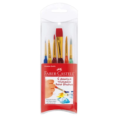 Faber-Castell® Triangular Paint Brush Set