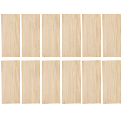 12 Pack: 12" Pine Craft Wood by Make Market®