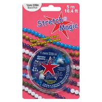 12 Pack: Stretch Magic® 1mm Black Bead & Jewelry Cord