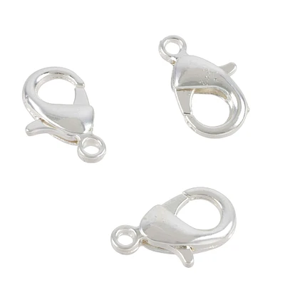 Silver Finish Lobster Clasps by Bead Landing™, 15mm