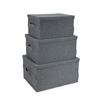 Bigso Gray Soft Storage Box