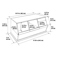 Badger Basket Bin Stackable Storage Cubby