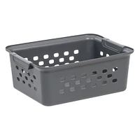 IRIS Gray 7qt. Small Organizer Storage Basket