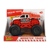 Dickie Toys Red Lava Titan Die-Cast Monster Truck