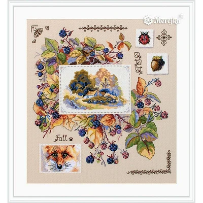 Merejka Autumn Sampler Counted Cross Stitch Kit