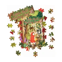 The Brothers Grimm's Little Red Riding Hood Double-Sided Jigsaw Puzzle: 96 Pcs