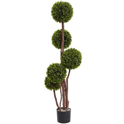 4ft. Potted Boxwood Topiary Tree