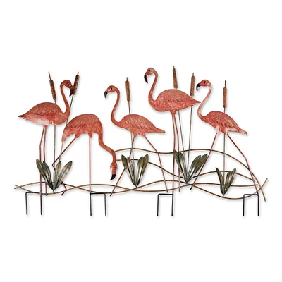 Flamingo Garden Stake 47.5" x 47.5" x 28.5"