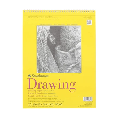 Strathmore® 300 Series Wired Drawing Paper Pad