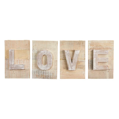 40" Rustic Farmhouse LOVE Wall Art Decor