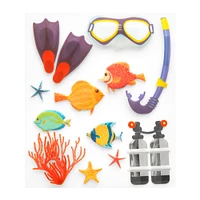 Scuba Puffy 3D Stickers By Recollections™