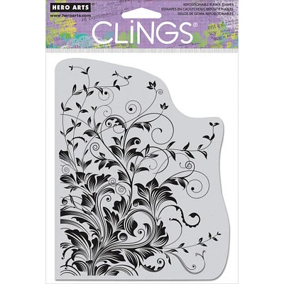 Hero Arts® Clings® Leafy Vines Cling Stamp
