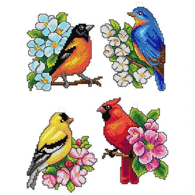 Crafting Spark Birds Plastic Canvas Counted Cross Stitch Kit