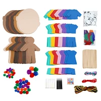 8 Pack: Diversity Foam People Craft Kit by Creatology™