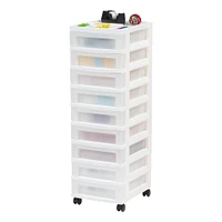 IRIS -Drawer Storage Cart With Organizer Top