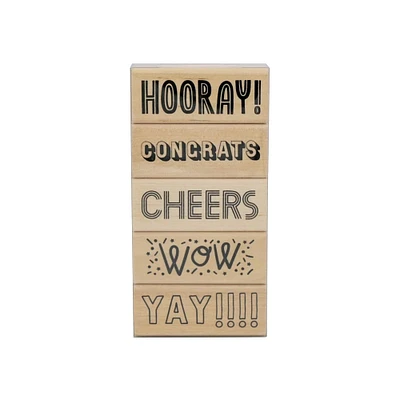 Celebrate Wood Stamp Set by Recollections™