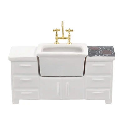 Mini White Kitchen Sink & Stove by Make Market®