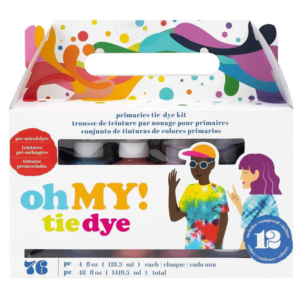 American Crafts™ Primary Colors Tie Dye Kit