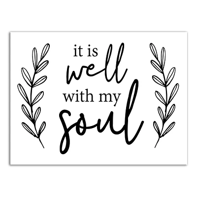 It Is Well With My Soul Canvas Art