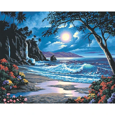 Dimensions® PaintWorks™ Moonlit Paradise Paint-by-Number Kit