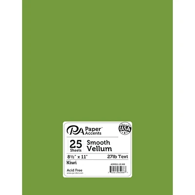 PA Paper™ Accents 8.5'' x 11'' 27lb. Smooth Vellum Paper