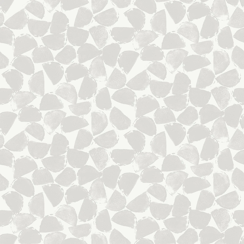 InHome Bliss Print Gray Peel & Stick Wallpaper