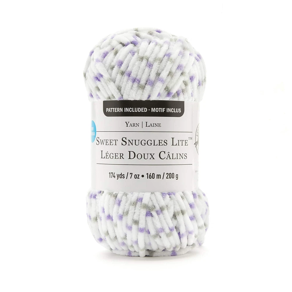 Sweet Snuggles Lite™ Variegated Striped Yarn by Loops & Threads