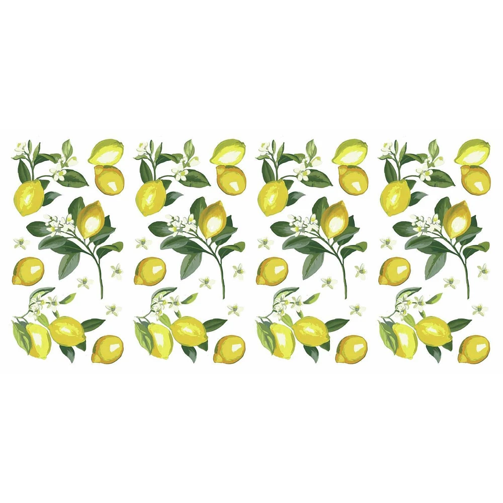 RoomMates Lemon Peel & Stick Giant Wall Decals