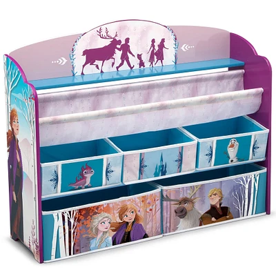 Delta Children Frozen II Deluxe Toy & Book Organizer