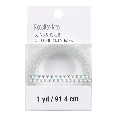 12 Pack: Bling on a Roll™ Iridescent Rhinestone Adhesives by Recollections™