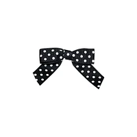 JAM Paper 2.5" Grosgrain Polka Dot Twist Tie Bows