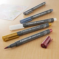 Staedtler® 5 Color Metallic Brush Marker Set