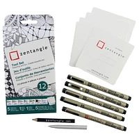 Sakura® Zentangle® White Tile Set