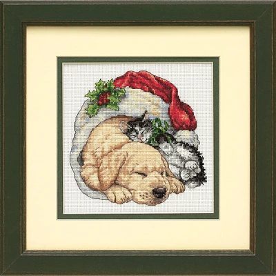 Dimensions® Christmas Morning Pets Counted Cross Stitch Kit