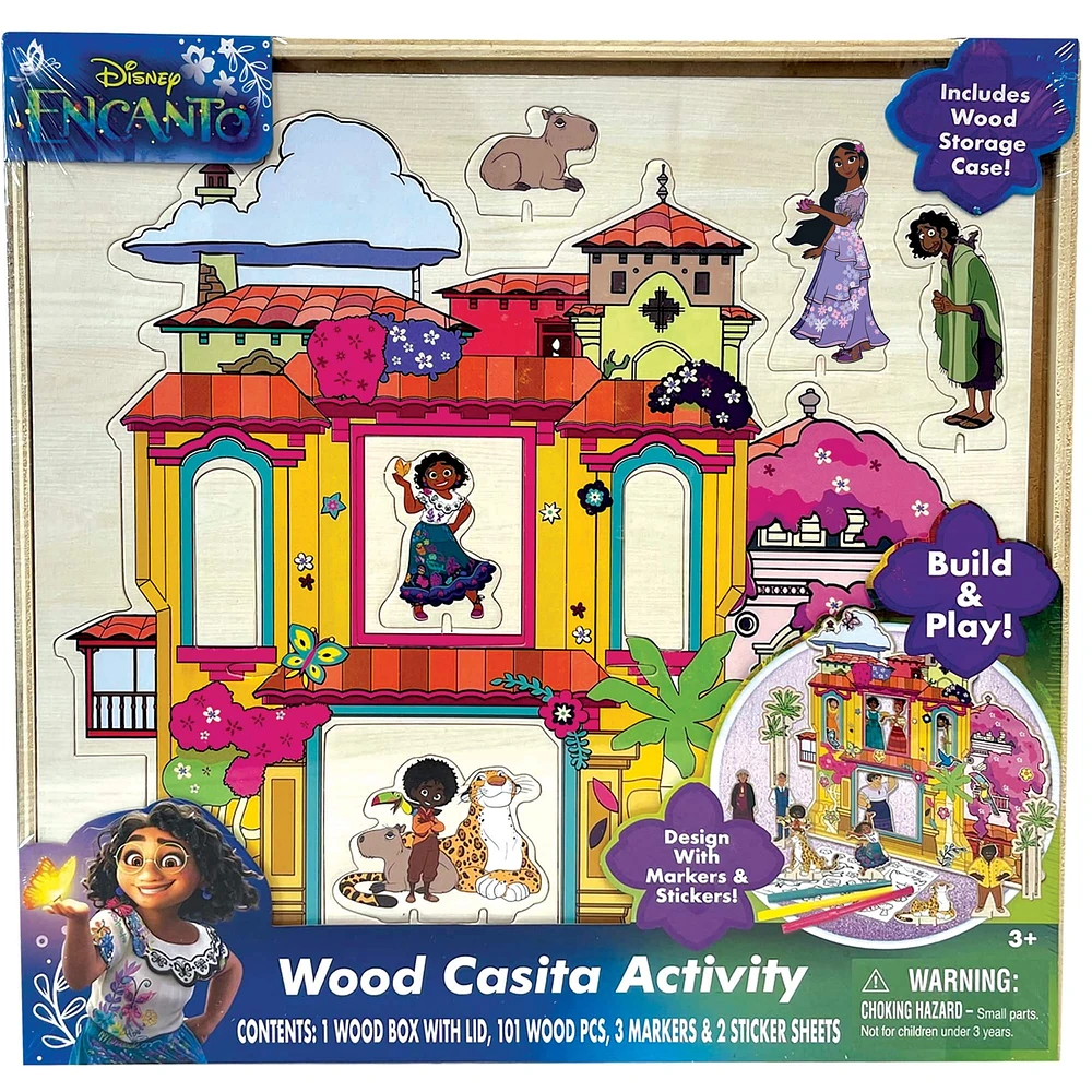 Disney's Encanto: Wood Casita Activity Set Building & Decorating Set