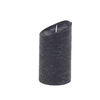 Black Traditional Wax Flameless Candle, 3ct.