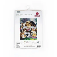 Luca-S Bath Time Pups Counted Cross-Stitch Kit