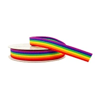 3/8" x 7yd. Grosgrain Rainbow Ribbon by Celebrate It™