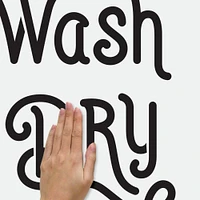 RoomMates Wash Dry Fold Repeat Peel & Stick Wall Decals