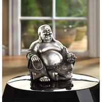 6" Happy Sitting Buddha Statue