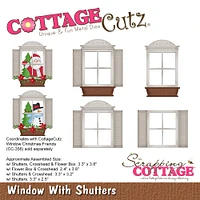 CottageCutz Window With Shutters Die Set