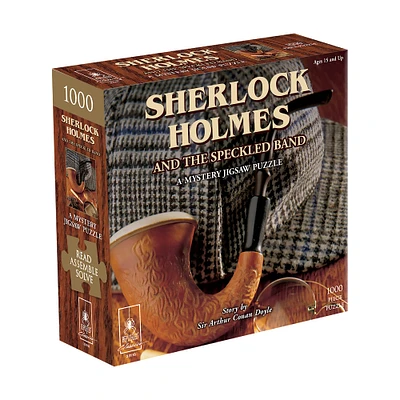 BePuzzled® Sherlock Holmes & the Speckled Band Classic Mystery 1000 Piece Jigsaw Puzzle