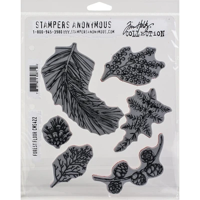 Stampers Anonymous Tim Holtz® Forest Floor Cling Stamps