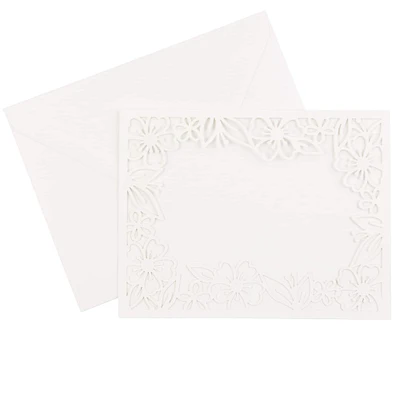 Floral Border Cards & Envelopes by Recollections™, 4.25" x 5.5"