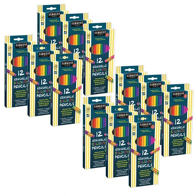 6 Packs: 12 Packs 12 ct. (864 total) Sargent Art® Erasable Colored Pencils