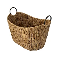 Large Water Hyacinth Basket with Handles by Ashland®